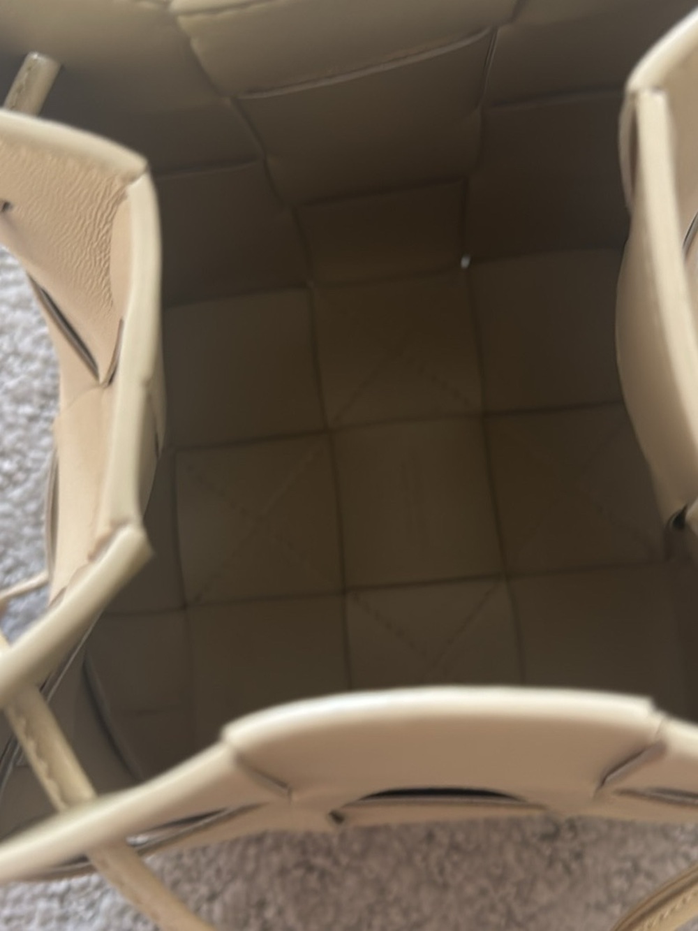 Bottega Veneta Intrecciato Mini Crossbody in Beige - Picture 2 of 4